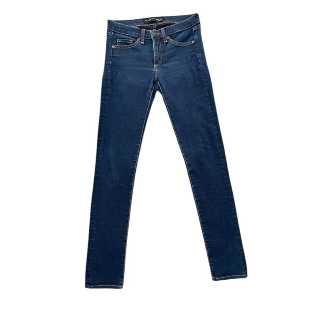Veronica Beard Midrise Brooke Skinny Jeans Size 27 Indigo Wash
